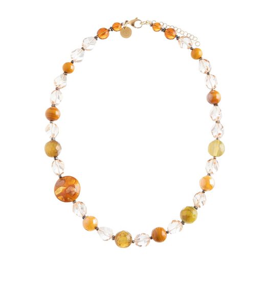 Collar MurrinaMurano Venezia Mujer Aura in Vidrio Topazio GM0277.05 - GM0277.05